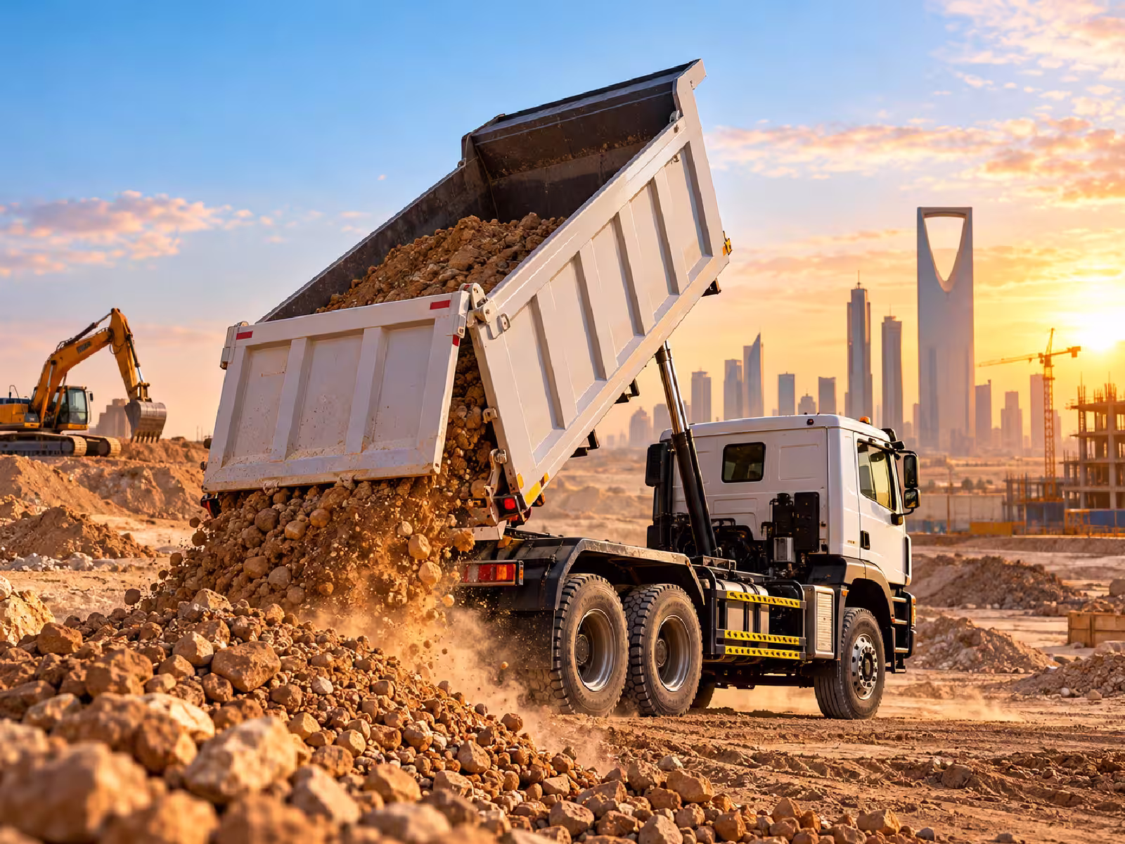 Dump Truck Rental in Saudi Arabia 01