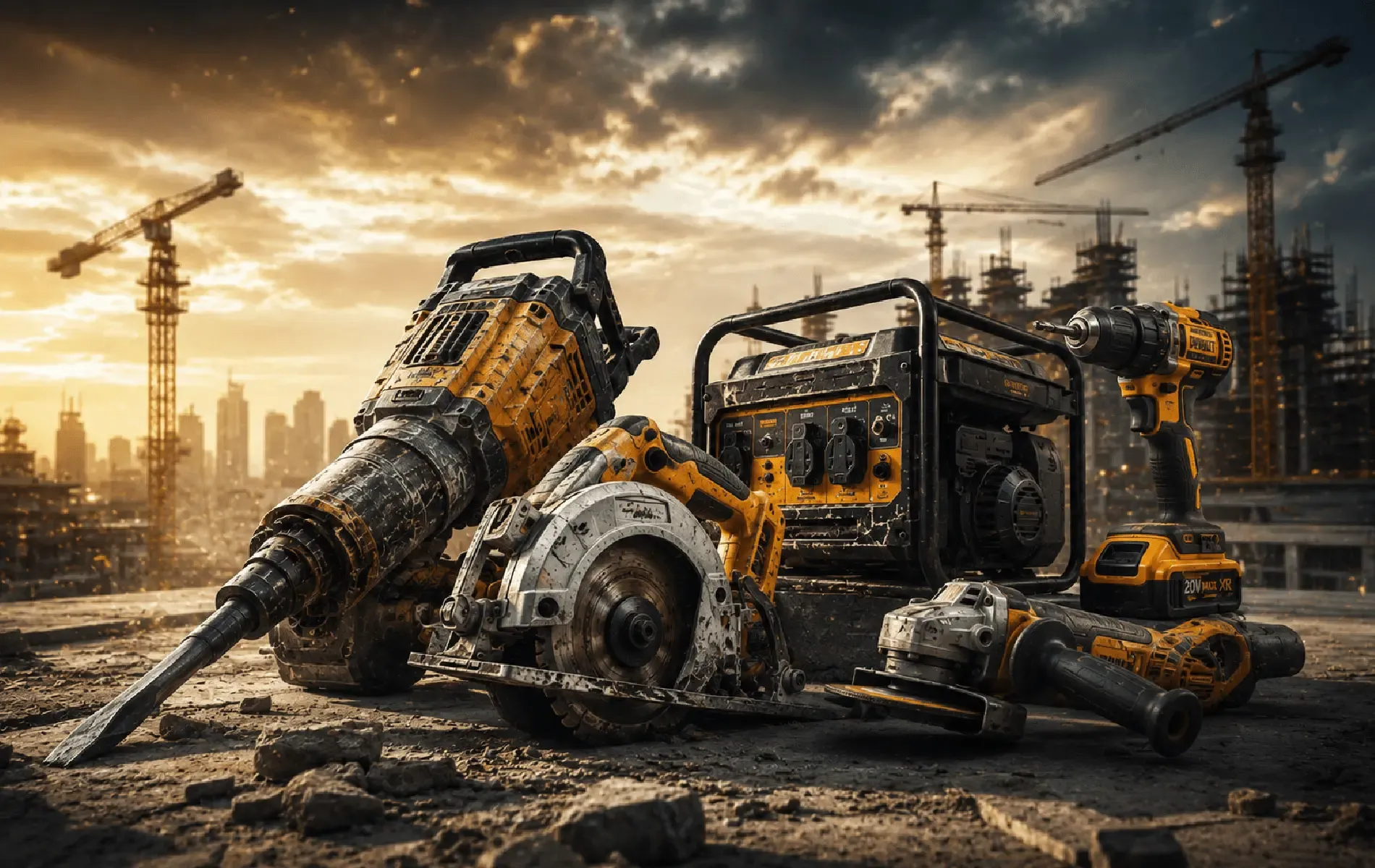 power equipment rental in Saudi Arabia